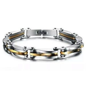 Two Tone Stainless Steel Bracelet!